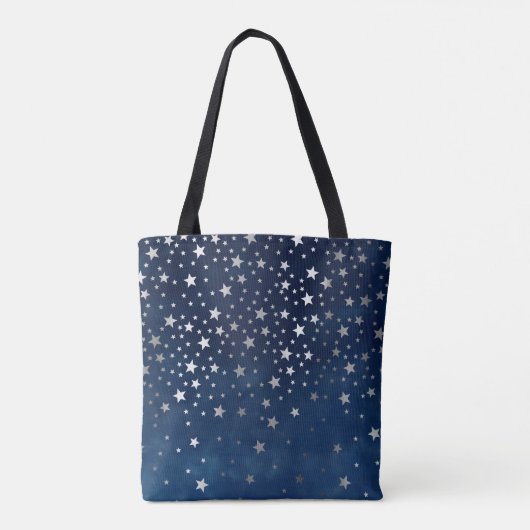 Fallende Silberstars Celestial Tasche (Rückseite)