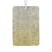 Fallende Silver & Gold Glitzer Gradient Autolufterfrischer (Rückseite)