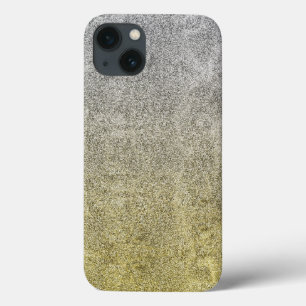 Fallende Silver & Gold Glitzer Gradient Case-Mate iPhone Hülle