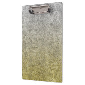 Fallende Silver & Gold Glitzer Gradient Klemmbrett (Links)