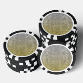 Fallende Silver & Gold Glitzer Gradient Pokerchips (Stapel)
