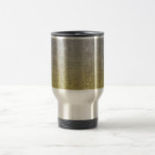 Fallende Silver & Gold Glitzer Gradient Reisebecher (Mittel)