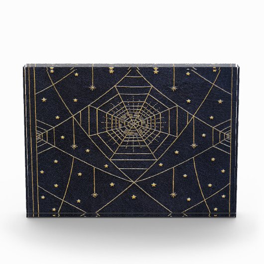 Fallende Spider Seidenstars Fotoblock (Vorderseite)