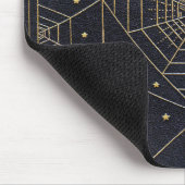 Fallende Spinnenseidensterne Buch Mousepad (Ecke)