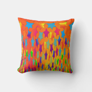 Fallende Stars Square Throw Kissen