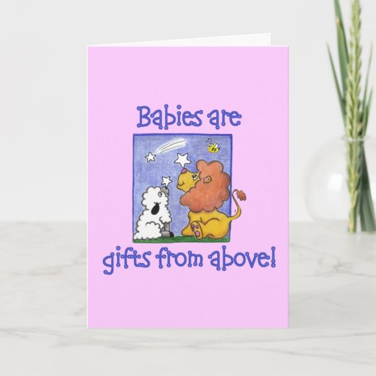 Fallende Sterne des Löwe- und Lammfanges Karte (Vorderseite)