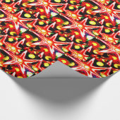 Fallende Sterne Geschenkpapier (Ecke)
