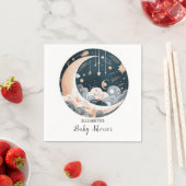 Fallende Sterne Nebula Stars Babydusche Serviette (Beispiel)