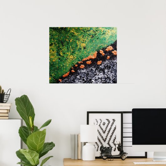 "Fallende Sterne" Poster (Heimbüro)