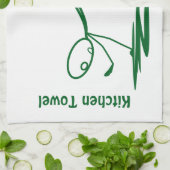 Fallende Stickman Küchentuch (Gefaltet)