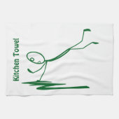 Fallende Stickman Küchentuch (Horizontal)
