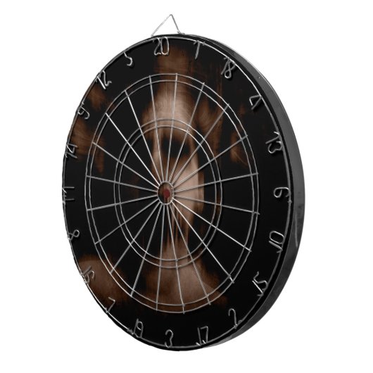 Fallende Stille Dartscheibe (Vorderseite rechts)