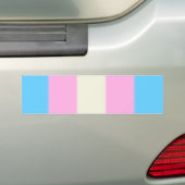 Fallende Transgender-Pride-Flag Version 2 Autoaufkleber (Auf Auto)