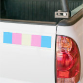 Fallende Transgender-Pride-Flag Version 2 Autoaufkleber (Auf Lkw)