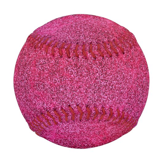 Fallende Valentine Glitzer Gradient Baseball (Vorderseite)