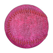 Fallende Valentine Glitzer Gradient Baseball (Vorderseite Links)