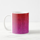 Fallende Valentine Glitzer Gradient Kaffeetasse (Links)