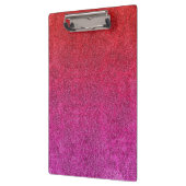 Fallende Valentine Glitzer Gradient Klemmbrett (Links)