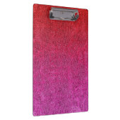 Fallende Valentine Glitzer Gradient Klemmbrett (Rechts)