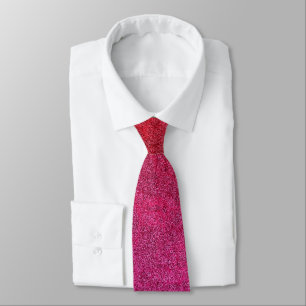 Fallende Valentine Glitzer Gradient Krawatte