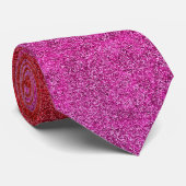 Fallende Valentine Glitzer Gradient Krawatte (Gerollt)