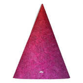 Fallende Valentine Glitzer Gradient Partyhütchen (Links)
