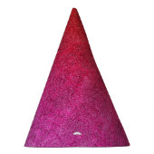 Fallende Valentine Glitzer Gradient Partyhütchen (Rechts)