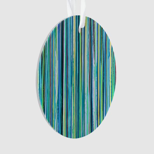 Fallende Wasser-Akrylornament Ornament (Vorderseite)