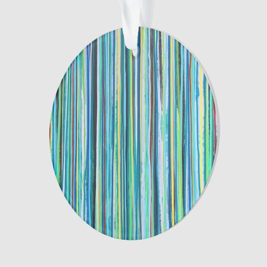 Fallende Wasser-Akrylornament Ornament (Vorderseite)