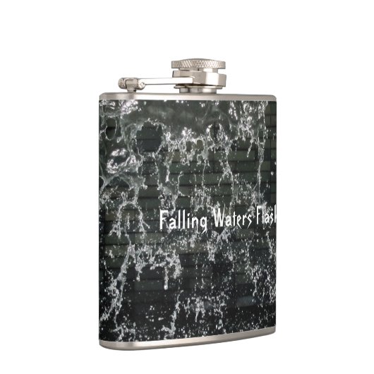 Fallende Wasserflasche Flachmann (Rechts)