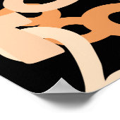 Fallende Zahlen abstrakter Hintergrund. Abstrakte  Poster (Ecke)