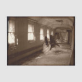 Fallender Asyl-Engel Seidenpapier (Vorderseite)