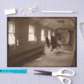 Fallender Asyl-Engel Seidenpapier (Handwerk)