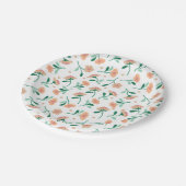 Fallender Blumen-PapierTeller Pappteller (Schrägansicht)