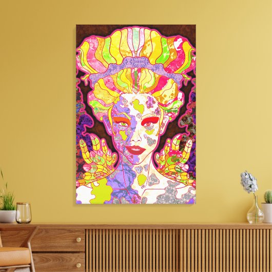 Fallender Engel Leinwanddruck (Insitu (Wohnzimmer))