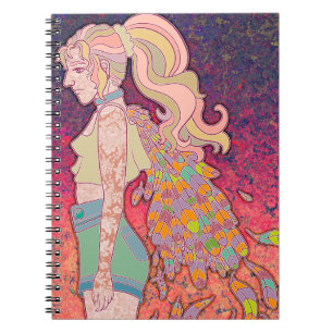 Fallender Engel Notizblock