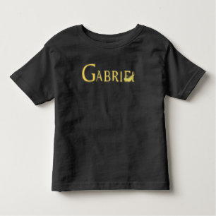 Fallender Erzengel Gabriel Front und Back Kleinkind T-shirt