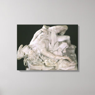 Fallender Ikarus, 1743 Leinwanddruck