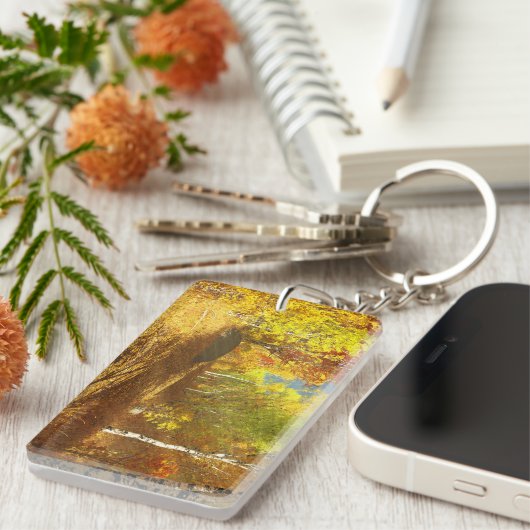 Fallender Light Acrylic Schlüsselanhänger (Vorderseite rechts)