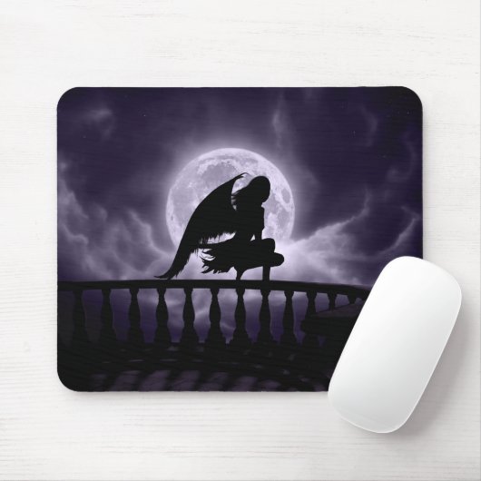 Fallender Mond Mousepad (Mit Mouse)