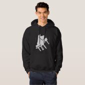 Fallender Piano Hoodie (Vorne ganz)