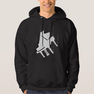 Fallender Piano Hoodie