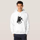 Fallender Piano Hoodie (Vorne ganz)