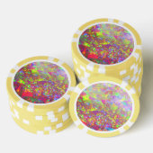 Fallender Regenbogen-Brasilianischer Opal Pokerchips (Stapel)