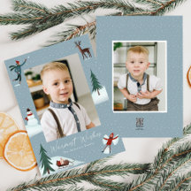 Fallender Schnee Whimsical 2 Foto