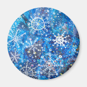 Fallender Schneeflocke-Magnet Magnet