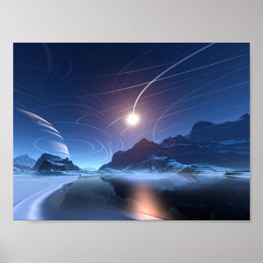 Fallender Star Poster (Vorne)