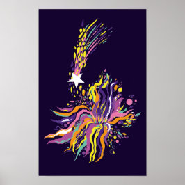 Fallender Stern. Poster