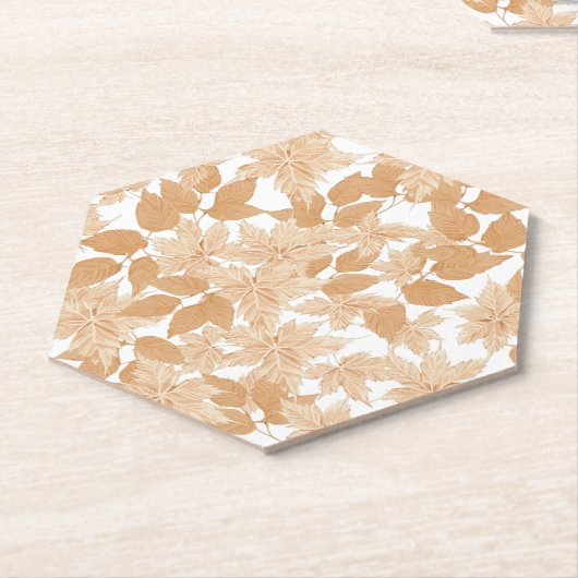 Fallender Untersetzer des Herbstpapiers (angewinkelt)