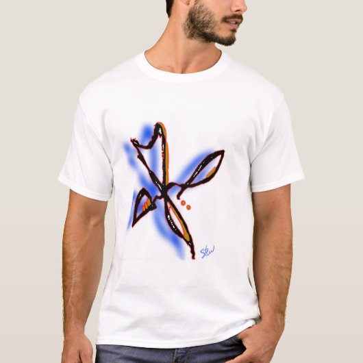 fallender Vogel T-Shirt (Vorderseite)